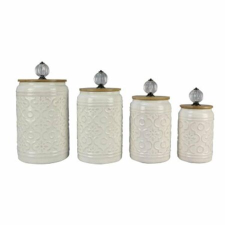 YOUNGS Ceramic Canister Set - 4 Piece 17718